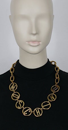 MOSCHINO Collier chaîne de couleur or
