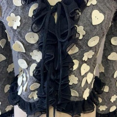 Moschino Gray Nature Friendly Cardigan Sweater