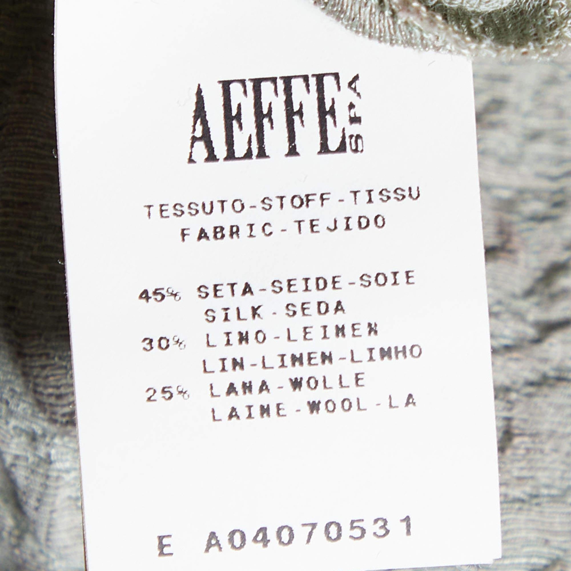 Donna Moschino - Vestito a ruota con fiocco in jacquard floreale grigio M. in vendita