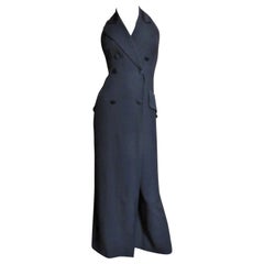 Vintage Moschino Halter Tuxedo Jumpsuit