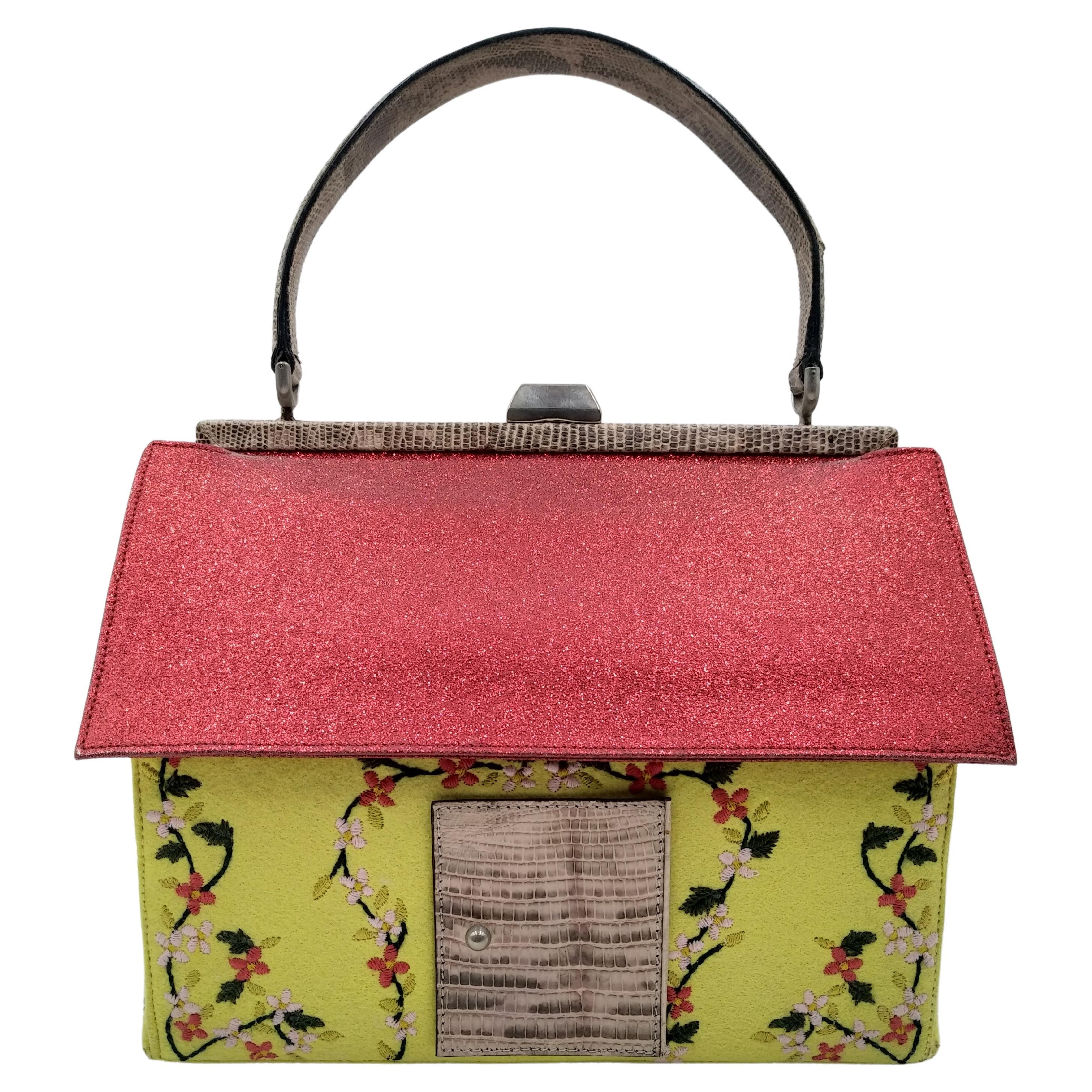 Moschino Hansel and Gretel gingerbread house bag For Sale