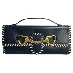 Moschino Hear Horse-Bit Handle Bag