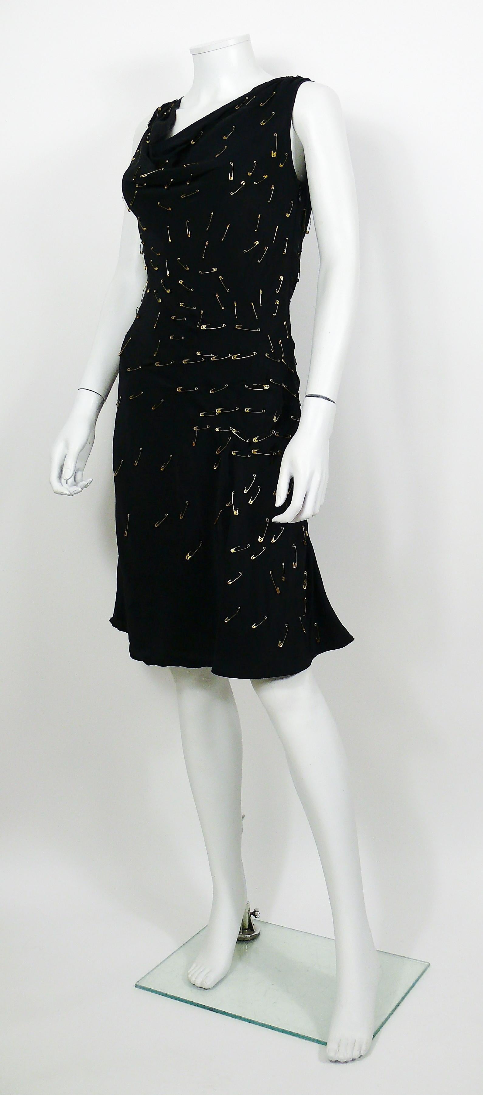 chanel safety pin dress