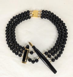 Moschino Ikonische Stift-Halskette, Ugo Correani