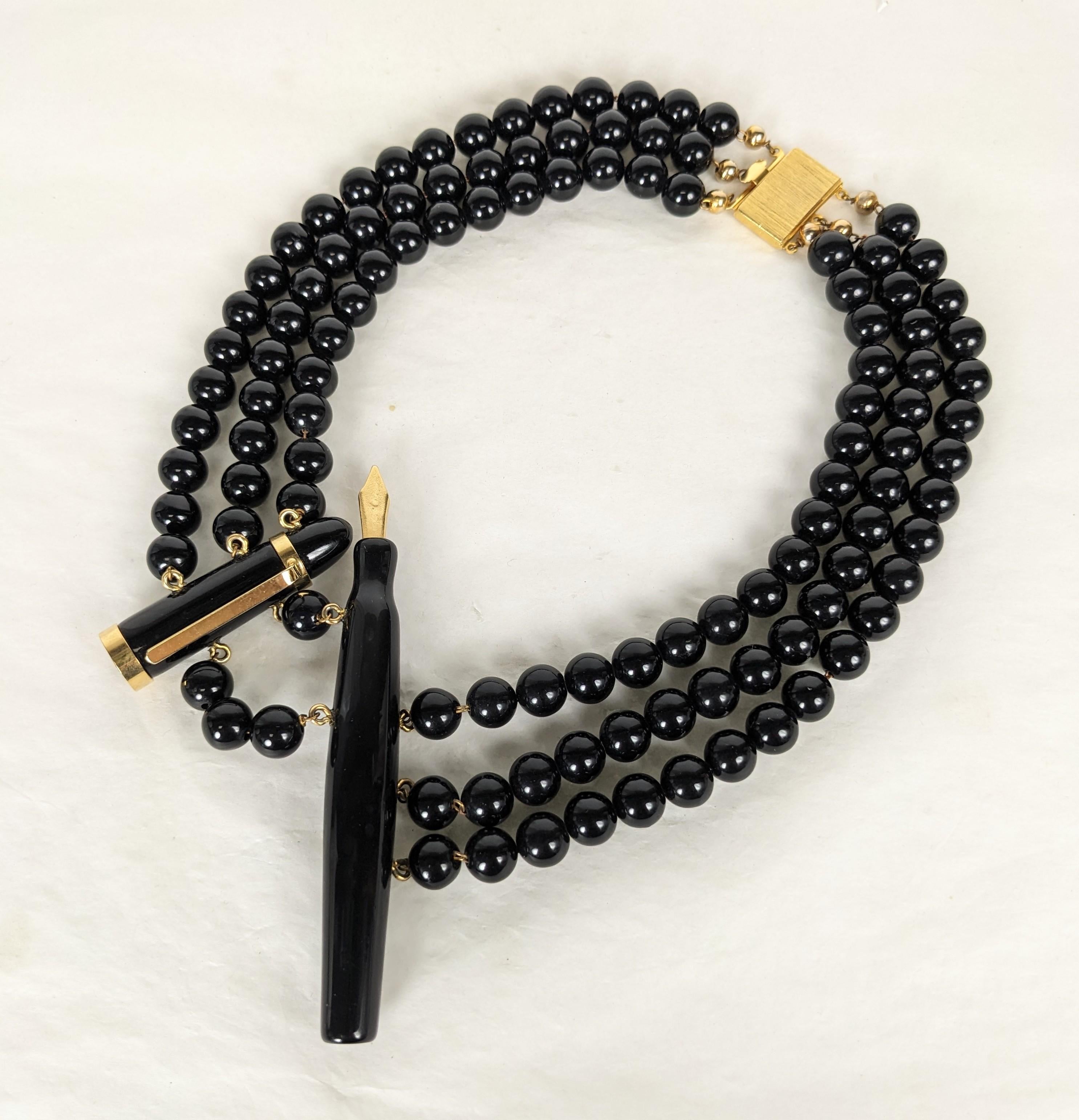 Artisan Moschino Iconic Pen Necklace, Ugo Correani