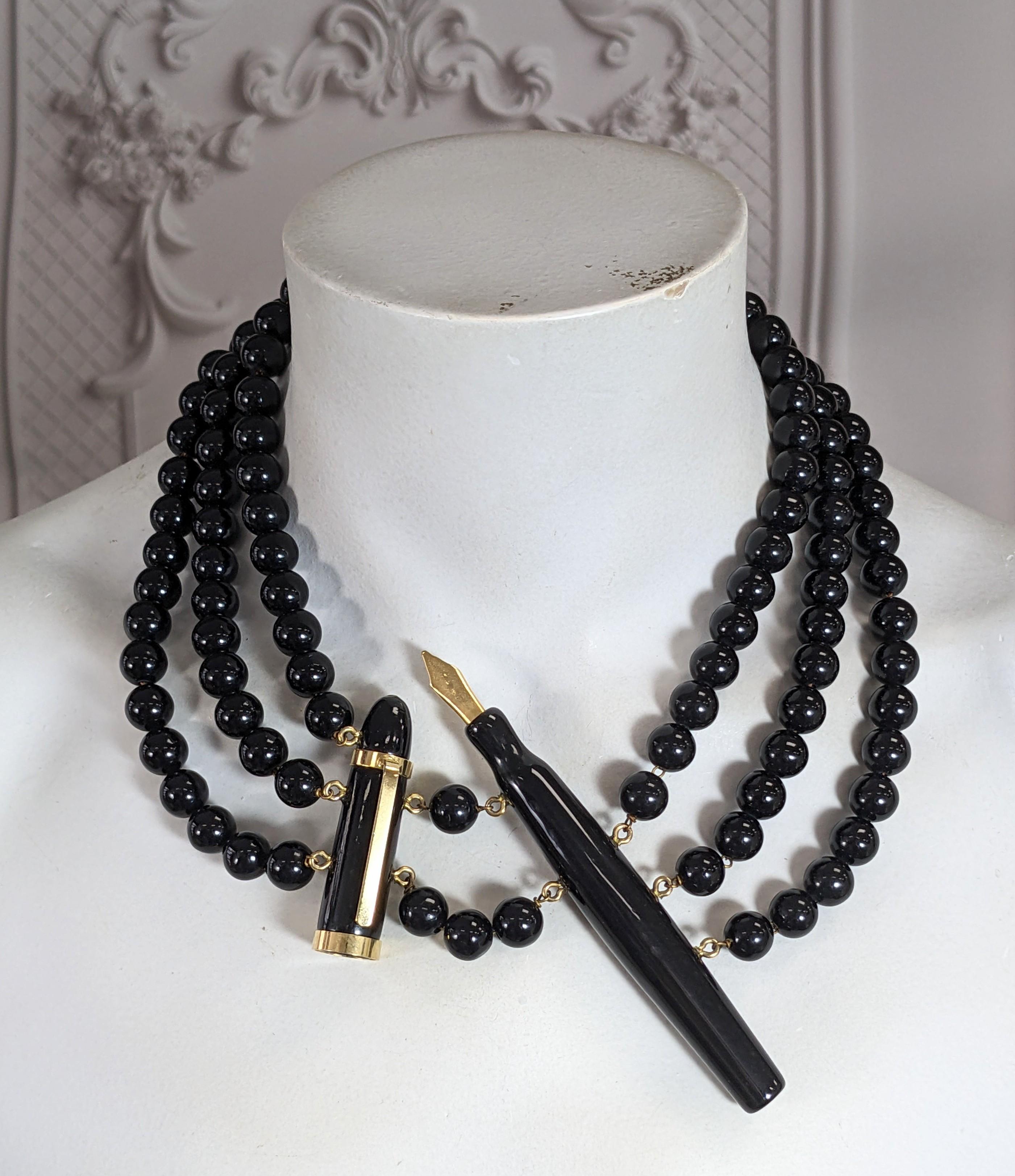 Moschino Iconic Pen Necklace, Ugo Correani 2