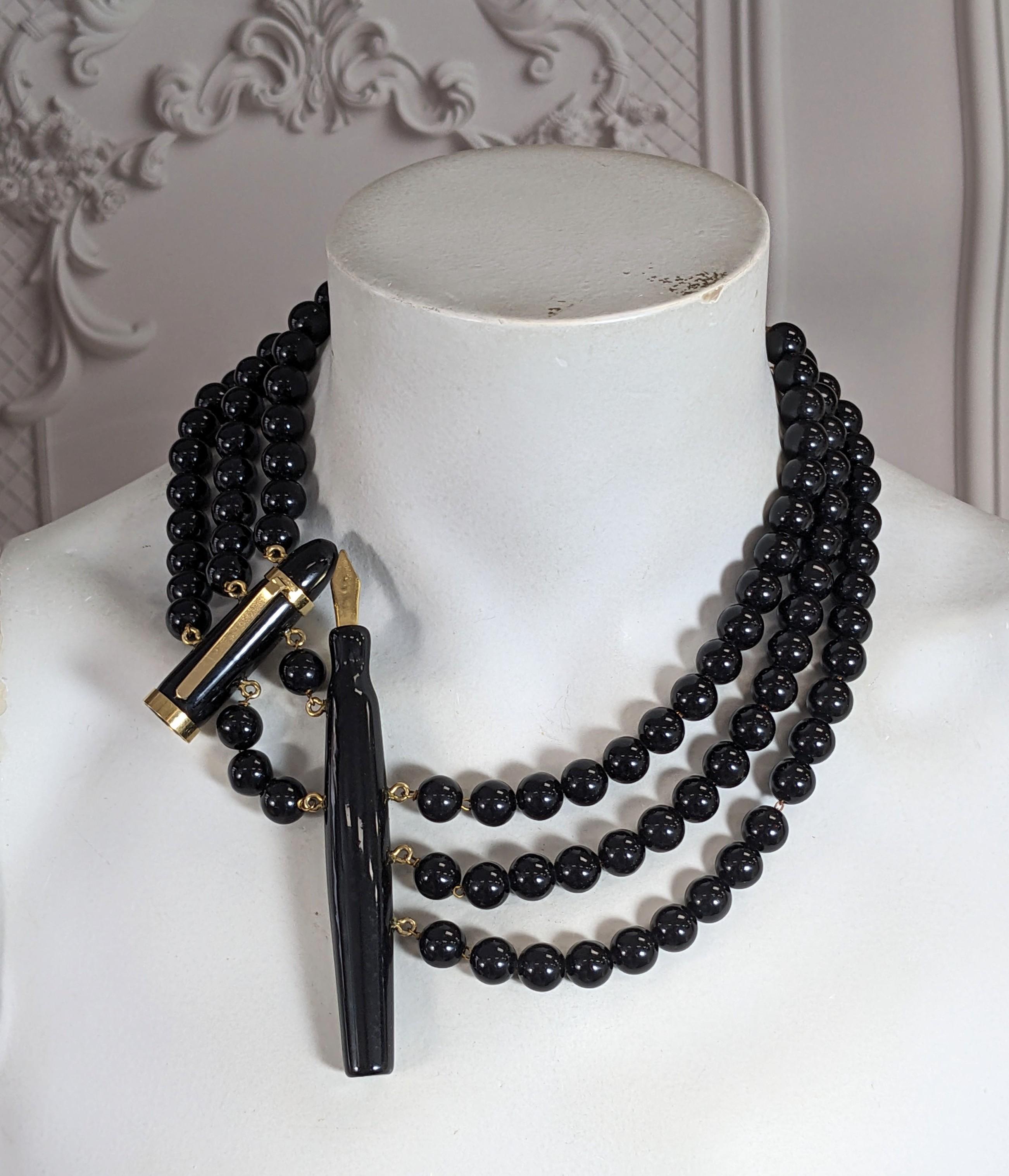 Moschino Iconic Pen Necklace, Ugo Correani 3