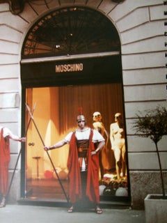 MOSCHINO Italy Avant-garde Fashion Spiral Binder Book c 2001