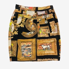 Moschino Jeans "Art" Skirt  1990s