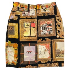 Moschino Jeans "Art" Skirt  1990s