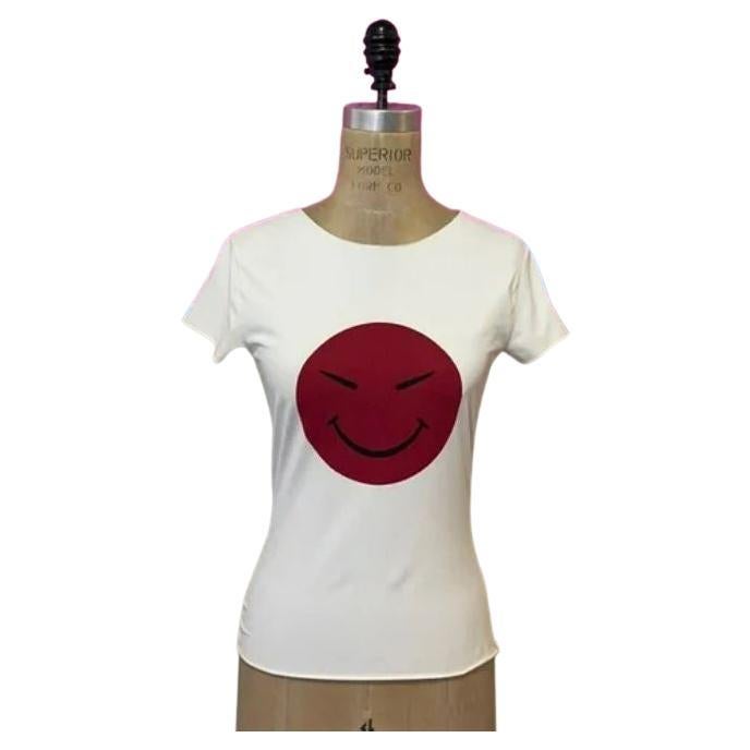 Moschino Jeans Asian Smiley Face Top