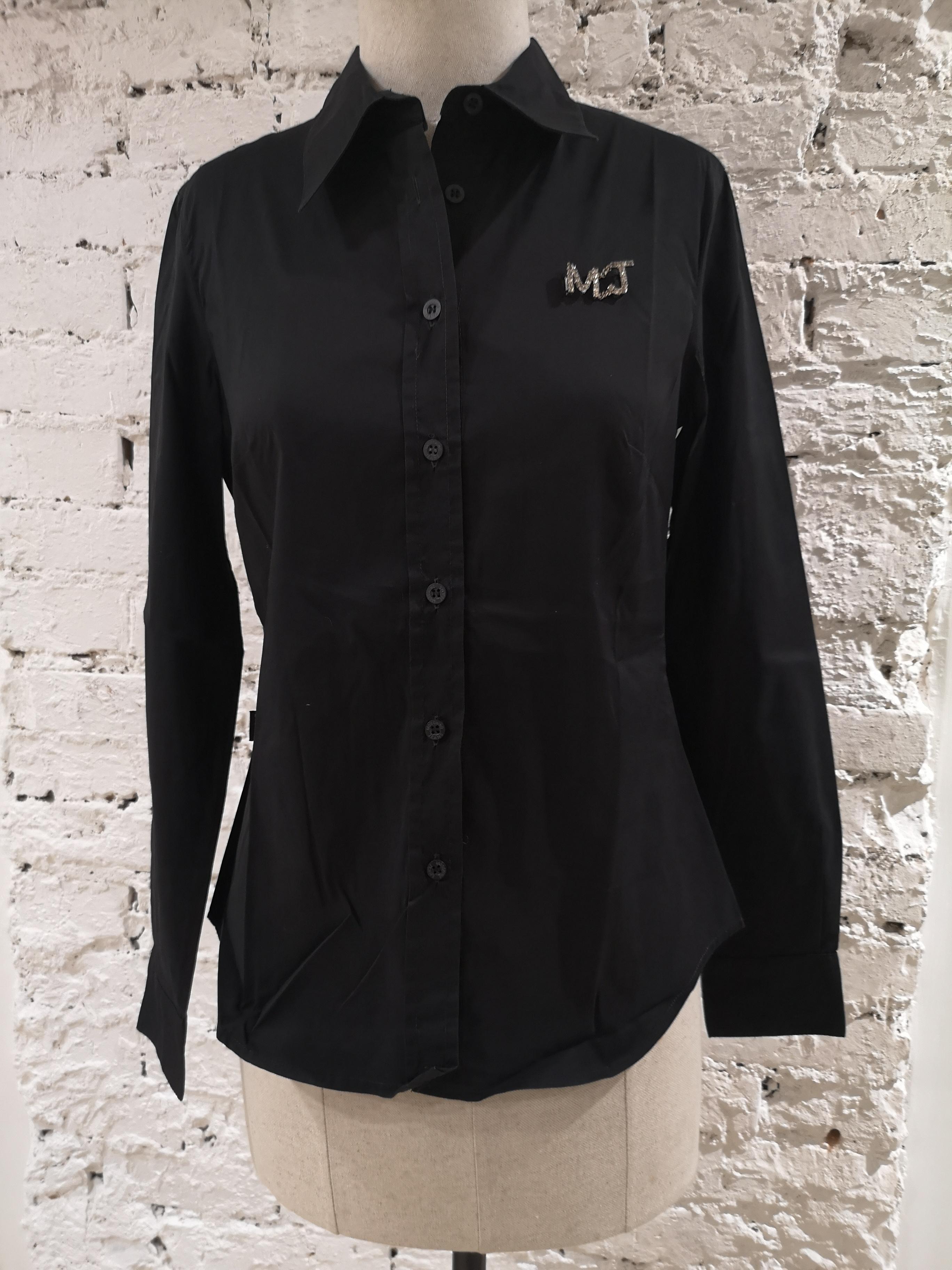 Black Moschino Jeans black cotton shirt