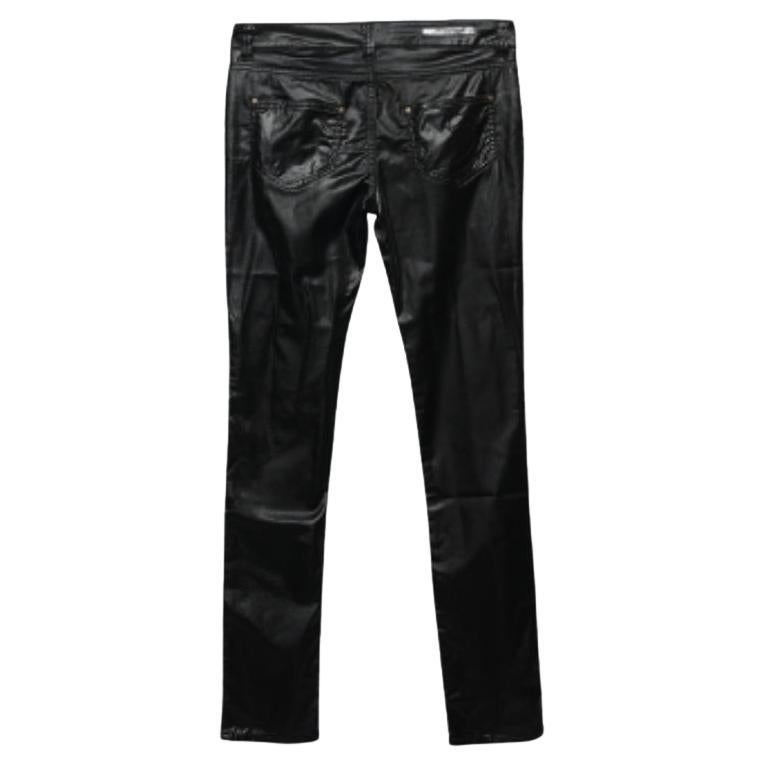 Moschino Jeans Pantalones sintéticos negros S