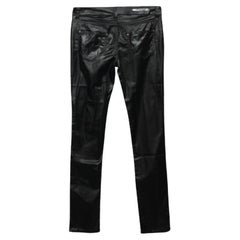 Moschino Jeans Schwarze Synthetische Hose S