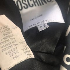 Moschino Jeans Black White Allover Blazer