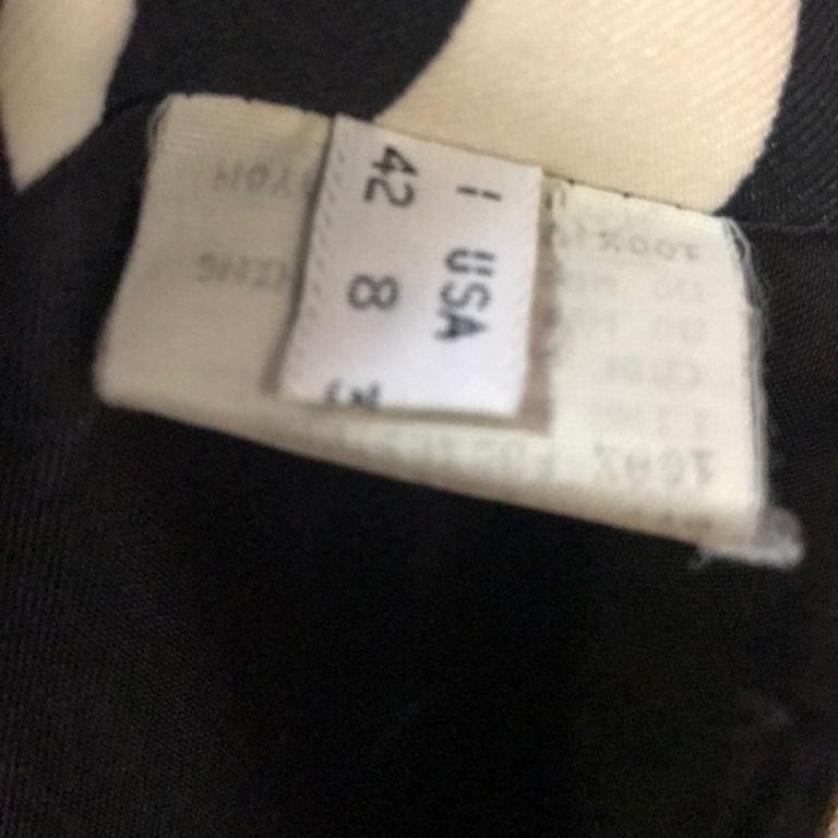 Moschino Jeans Black White Allover Mini Skirt For Sale 5