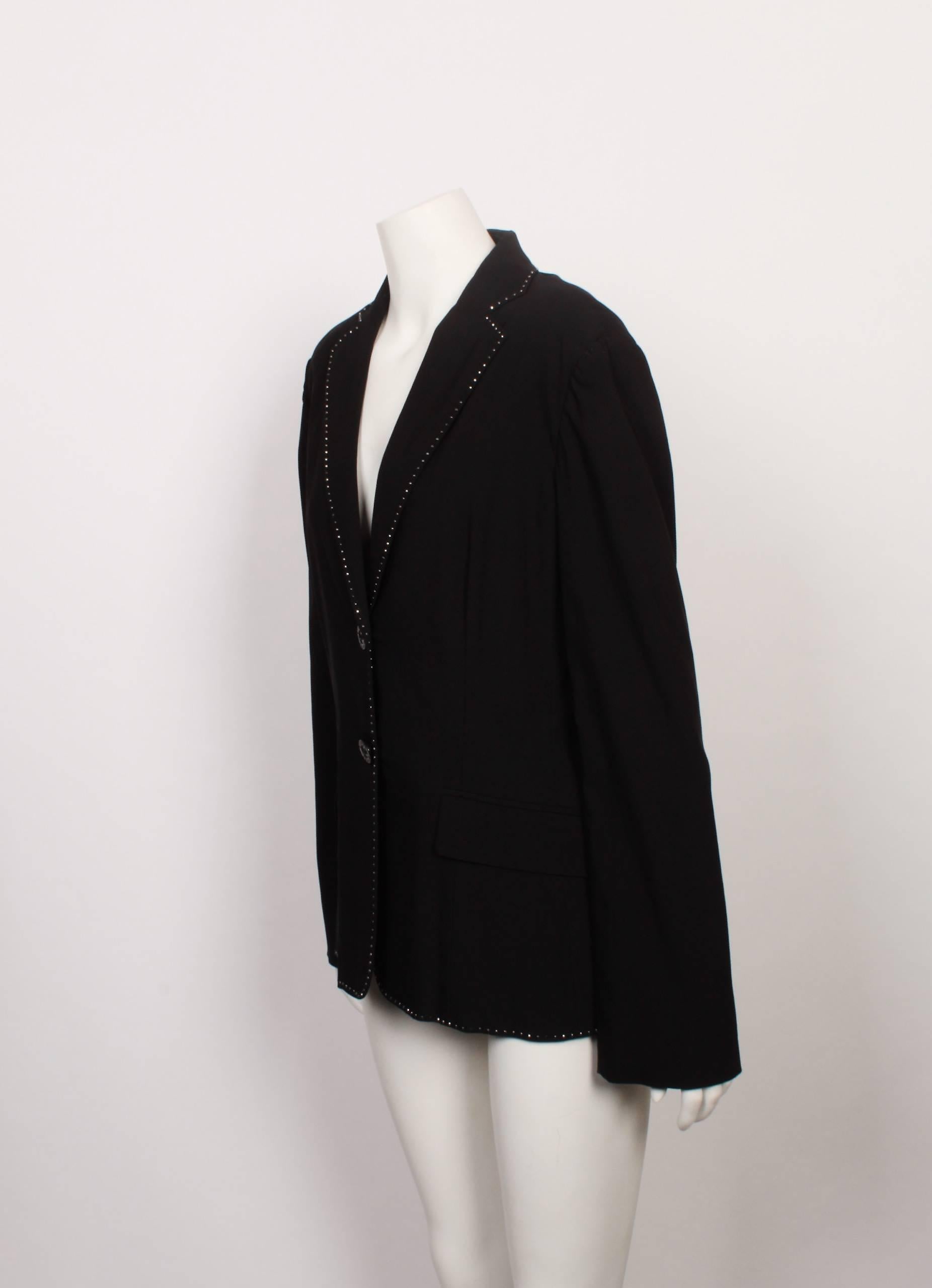 moschino black blazer