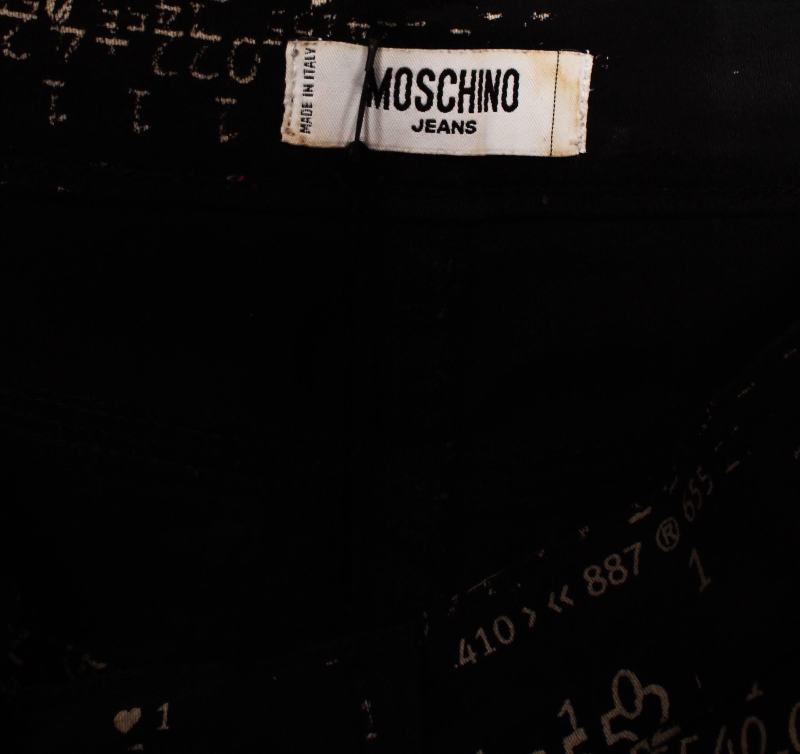 moschino jeans mens