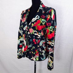 Moschino Jeans multicolor print jacket, 2000s