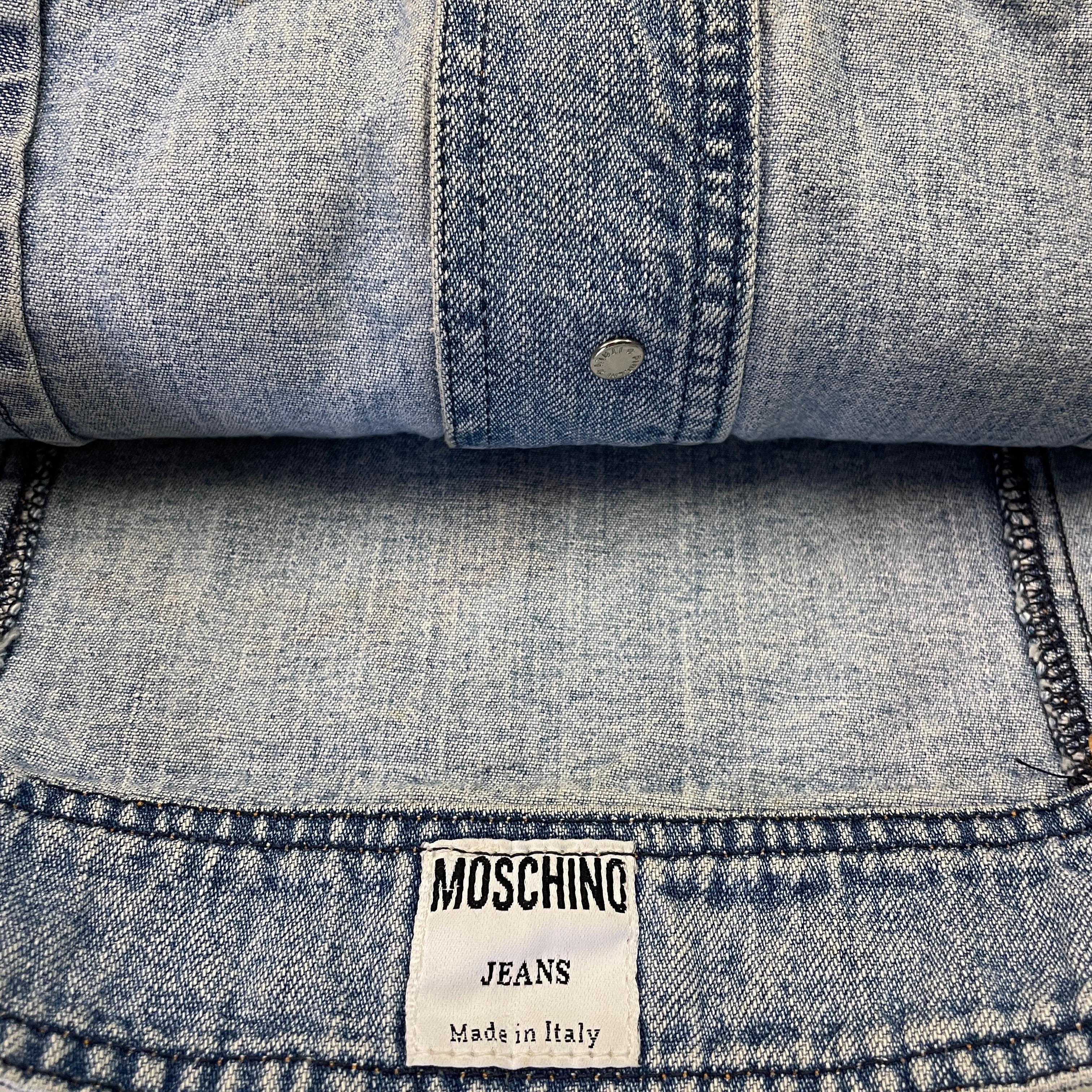 Moschino Jeans „Hand Painted“ Jacke F/S 1993 im Zustand „Hervorragend“ im Angebot in Venezia, IT