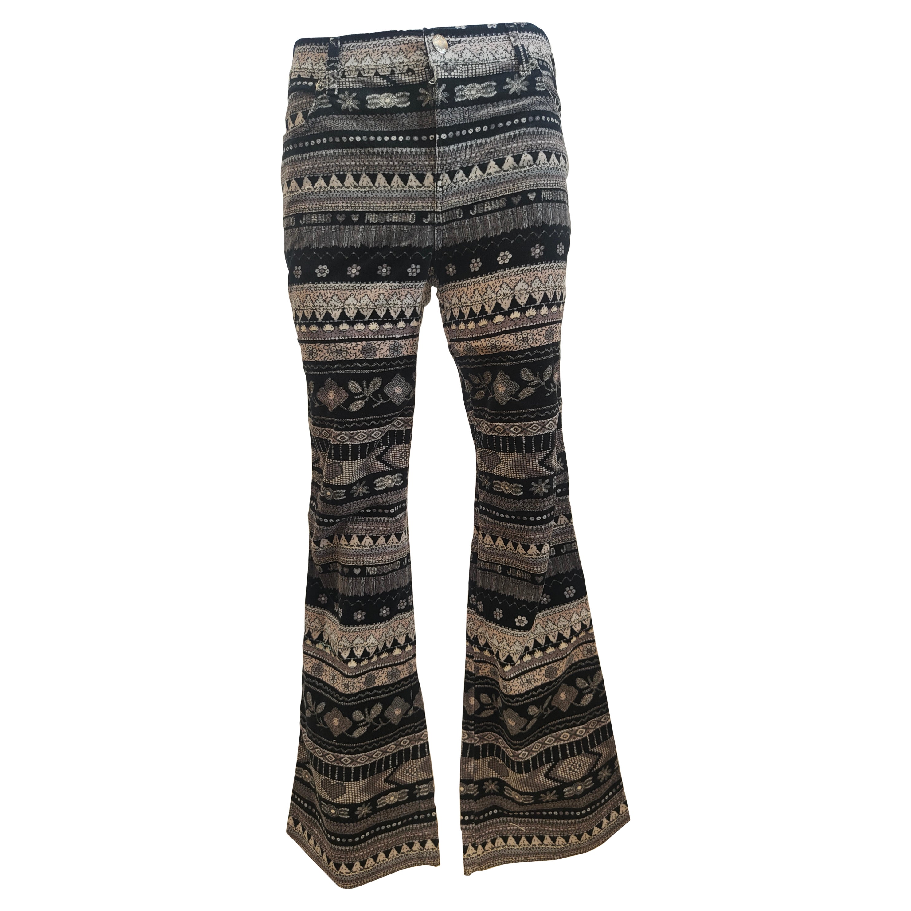 Moschino - Pantalon multicolore en jean