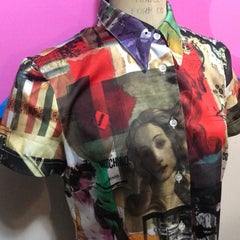Moschino Jeans Rome Ladies Short Sleeve Shirt