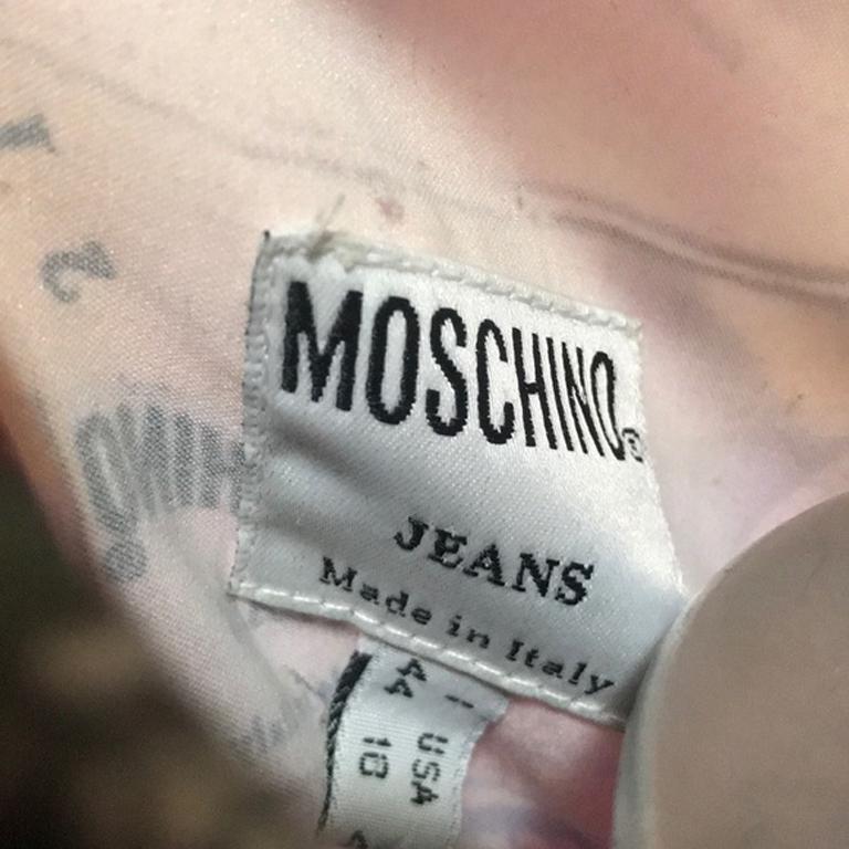Moschino Jeans Rome Damen Kurzarmhemd im Angebot 5