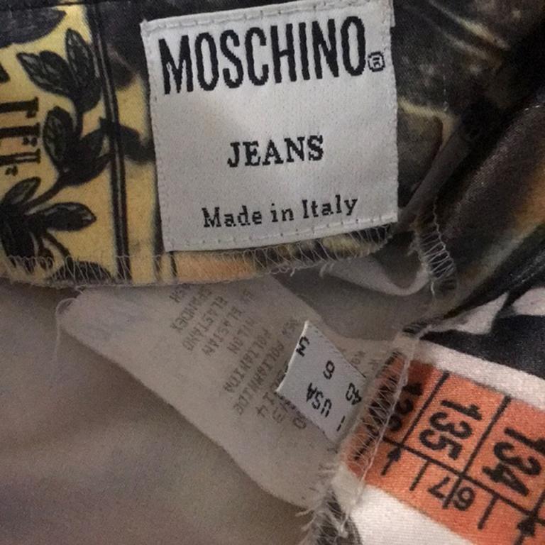 Moschino Jeans Rom, Satin-Minirock Damen im Angebot