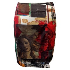 Moschino Jeans Rom, Satin-Minirock