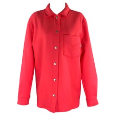MOSCHINO JEANS Taglia 6 Lana Rosa Camicia con bottoni a pressione in poliammide