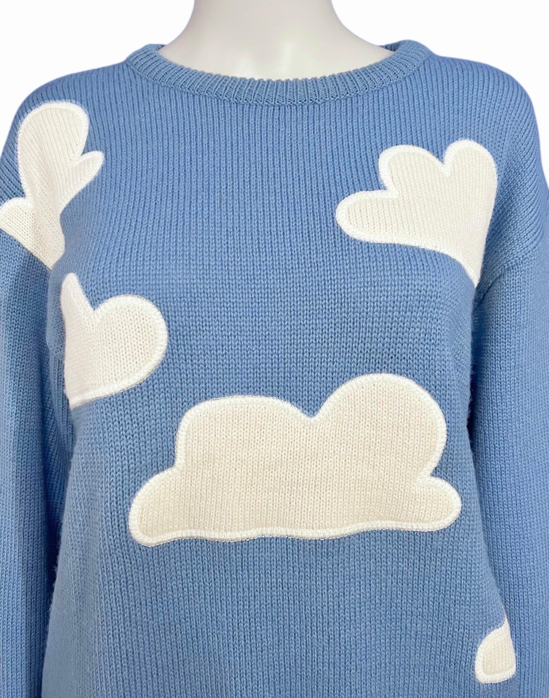 Moschino Jeans Maglione in maglia Vintage Cloud In condizioni ottime in vendita a Concord, NC