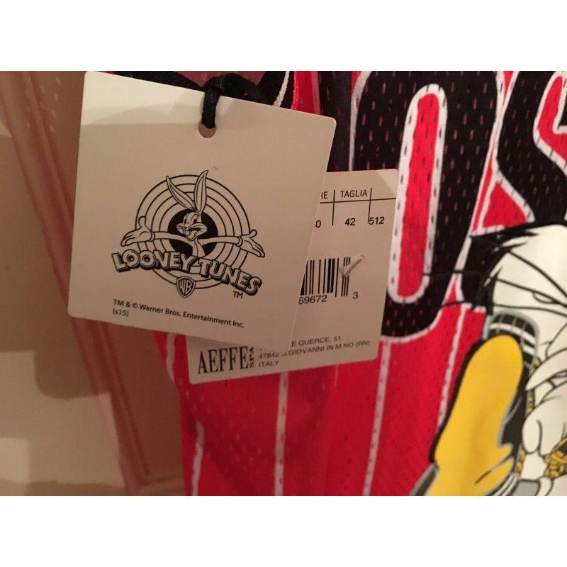 Moschino Jeremy Scott Bugs Bunny Tank Top Jersey Mini Dress Looney Tunes Medium For Sale 3