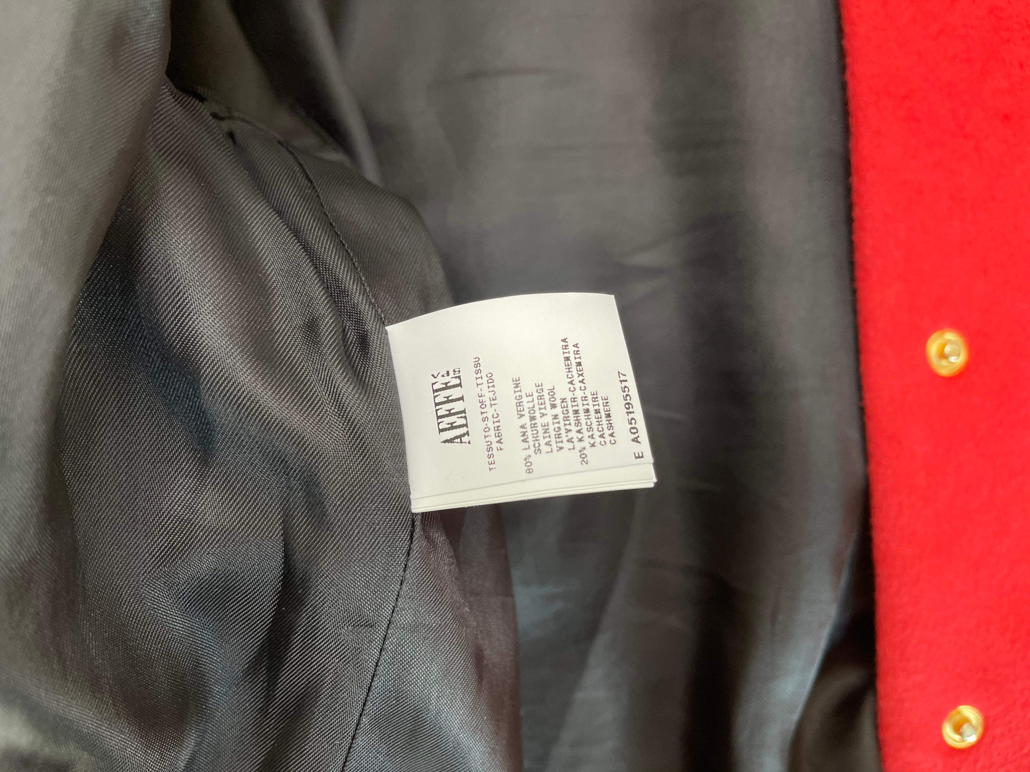 Veste d'été Moschino Jeremy Scott Couture en cuir (Medium) en vente 2