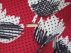 Moschino Kid Red Flower Cape