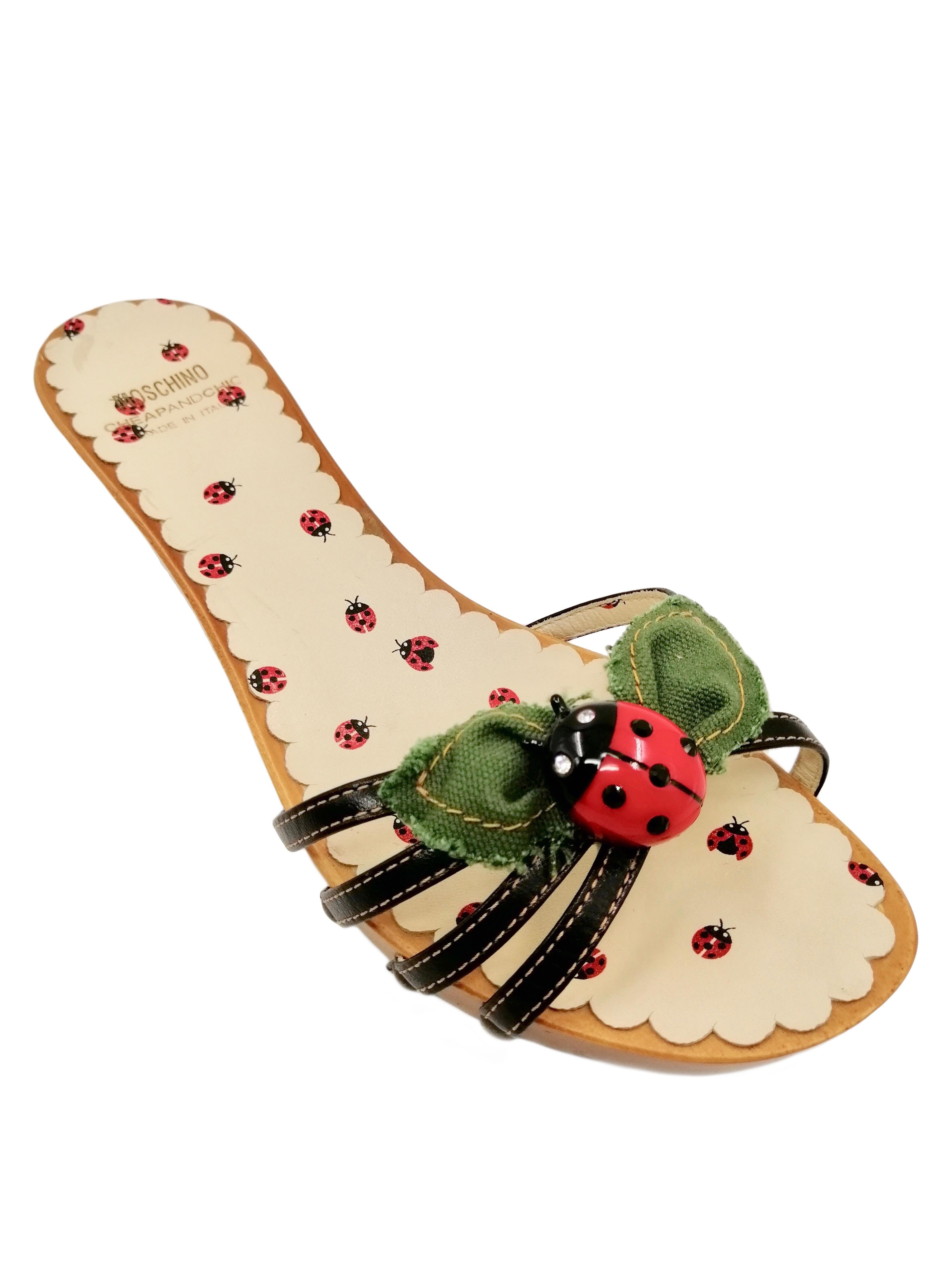 Women's MOSCHINO lady bugs clogs For Sale