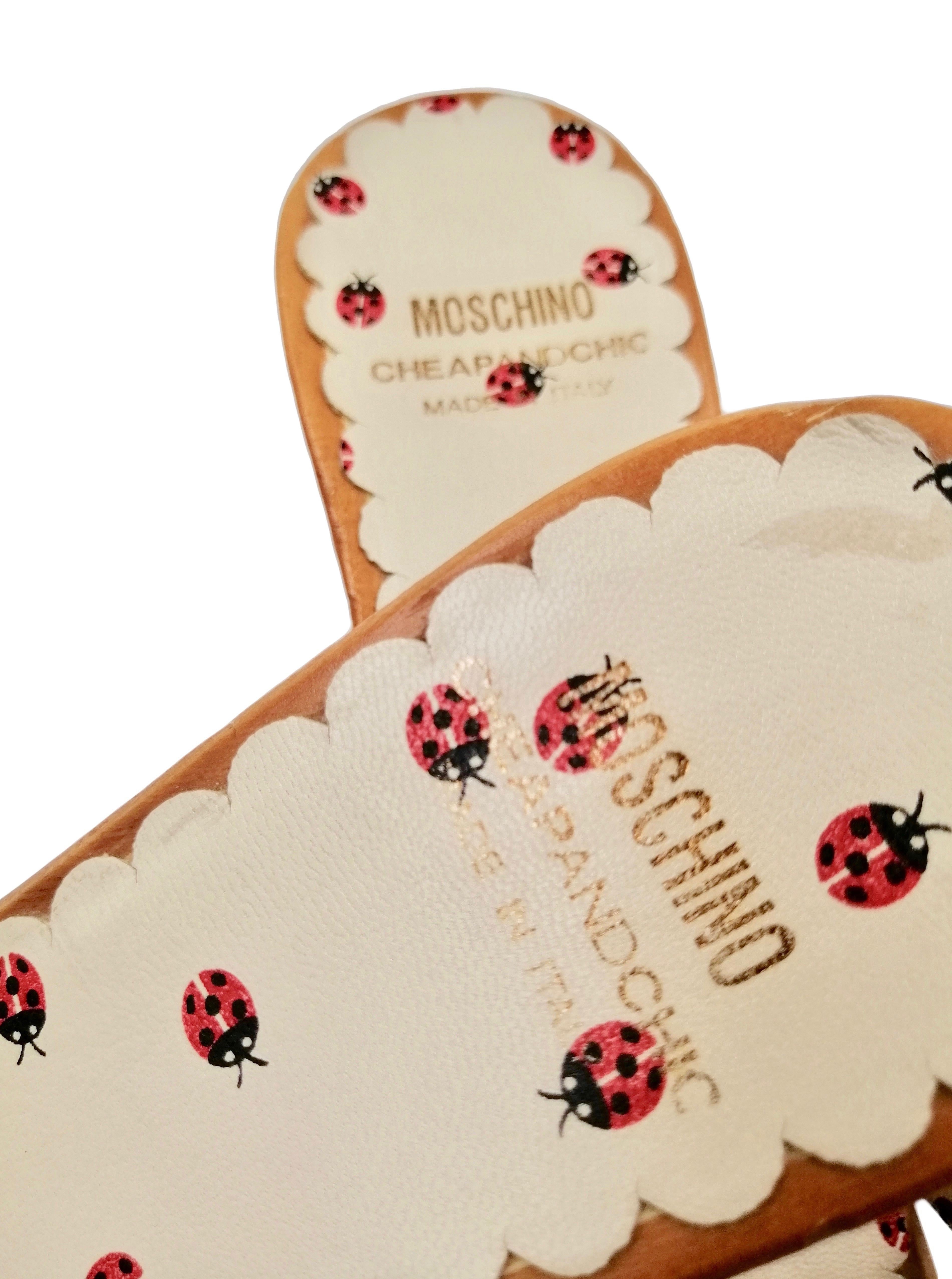 MOSCHINO lady bugs clogs For Sale 3