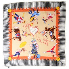 Moschino Larioseta Scarf J Aime le Cirque de la Mode I love the fashion Circus