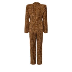 Moschino Leopard Print Suit