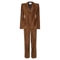 Moschino Anzug mit Leopardenmuster