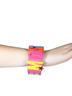 Moschino Logo Detail Leather Bracelet