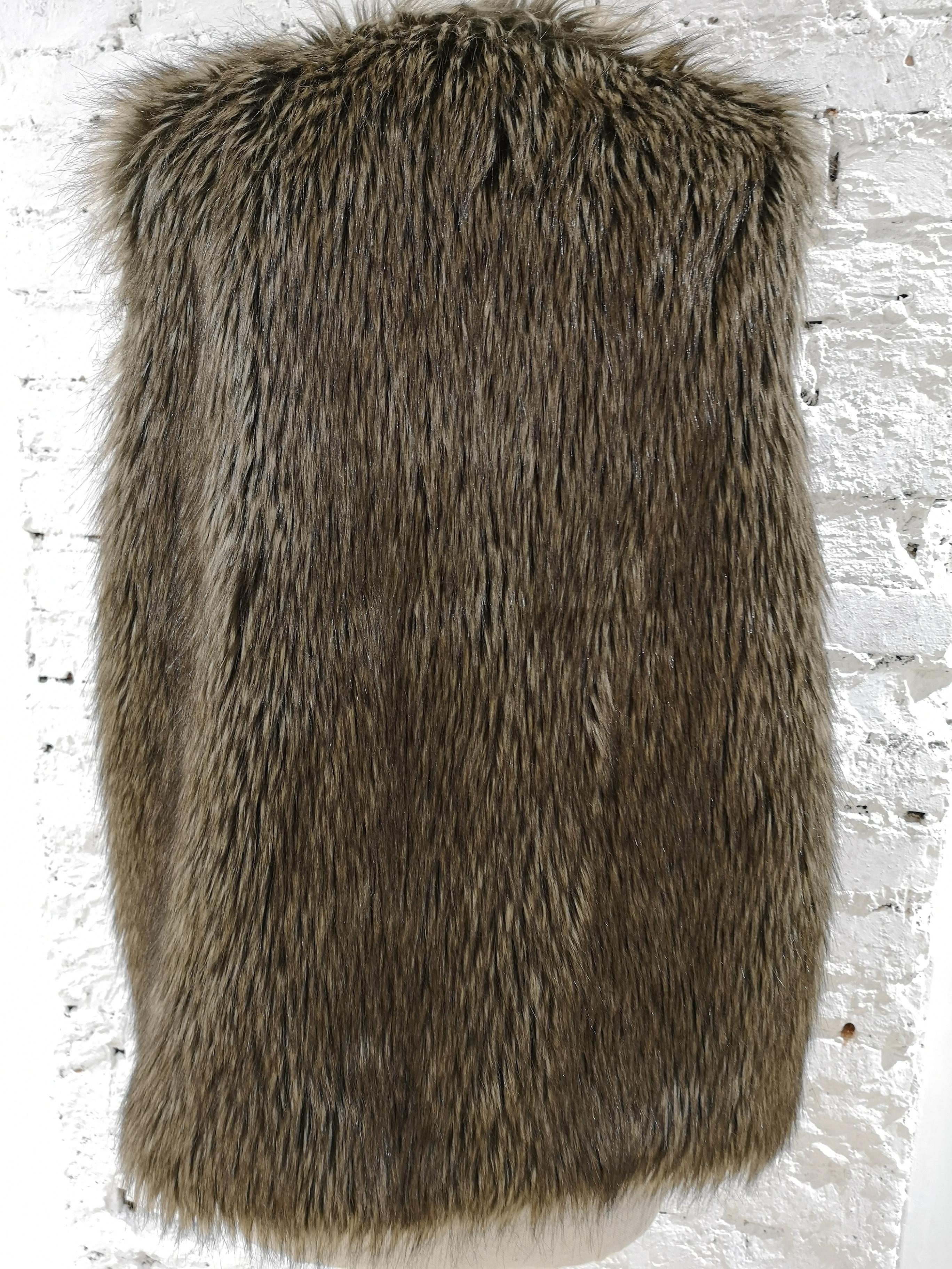 Moschino Love eco fur gilet For Sale 1