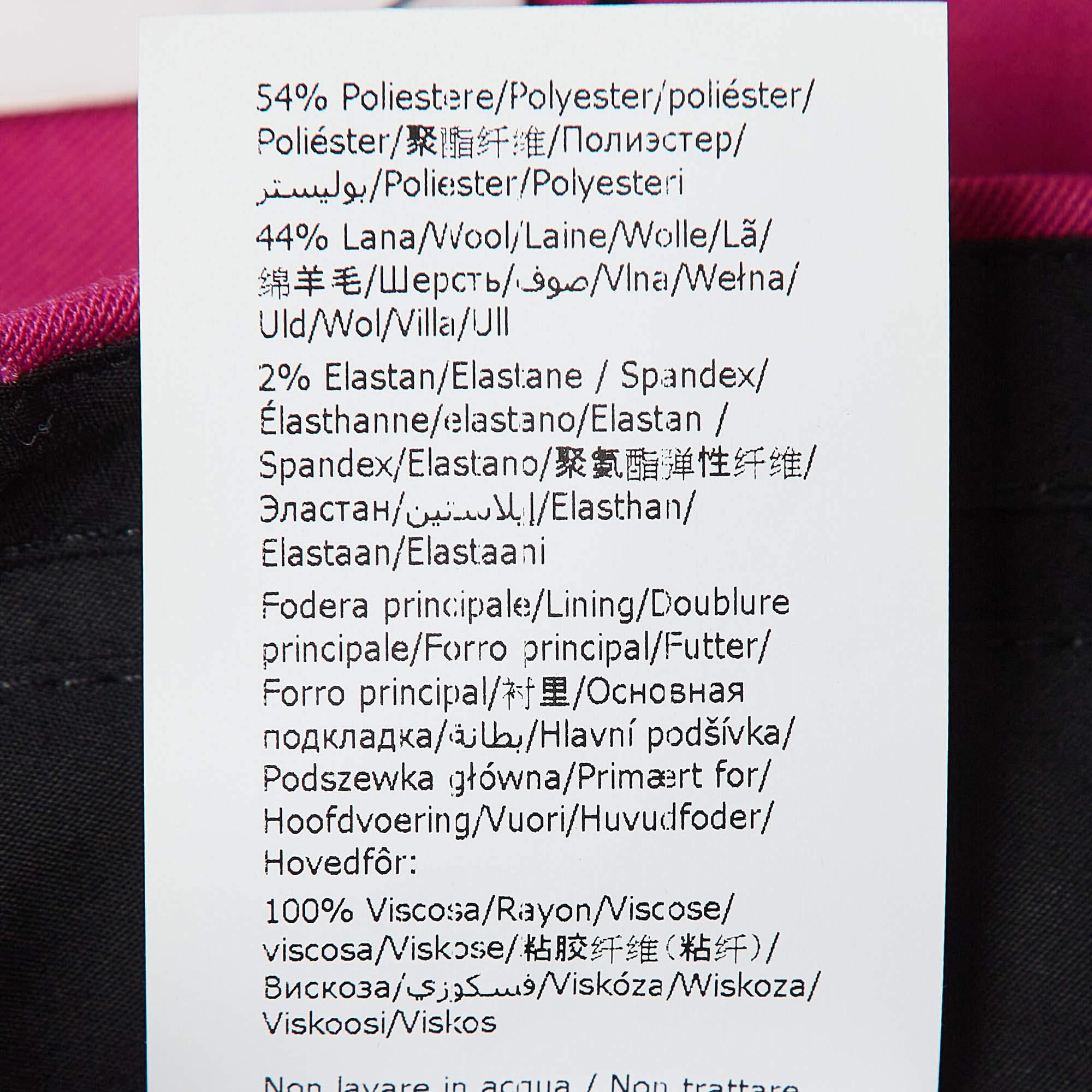 Moschino Jeans M05CHIN0 Pantaloni in gabardina rosa XS 1