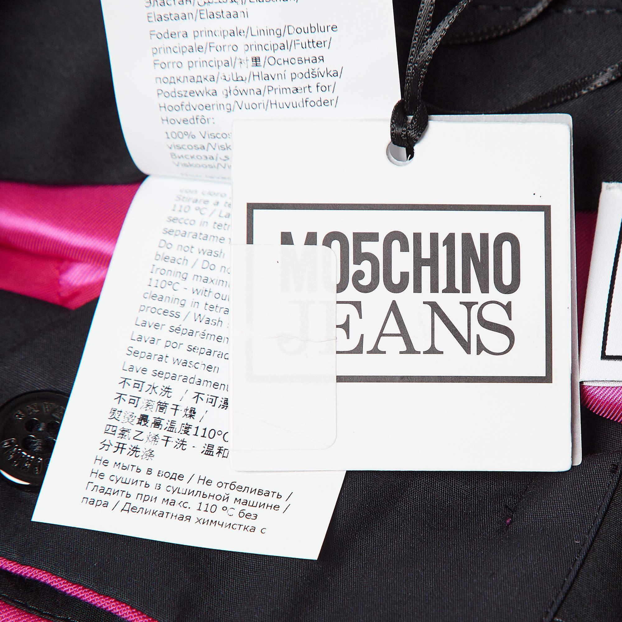 Moschino Jeans M05CHIN0 Pantaloni in gabardina rosa XS 2