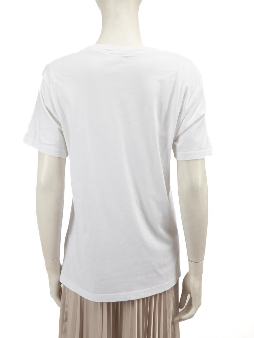 Moschino T-Shirt mit Italienkarte mit Druck und Druck Größe M (Grau) im Angebot