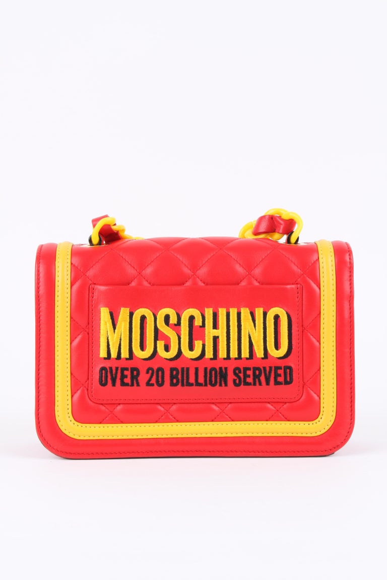 Moschino McDonald's Happy Meal Shoulder Bag Medium - red/yellow ...