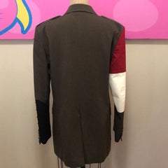 Moschino Mens Military Blazer Gold Stars