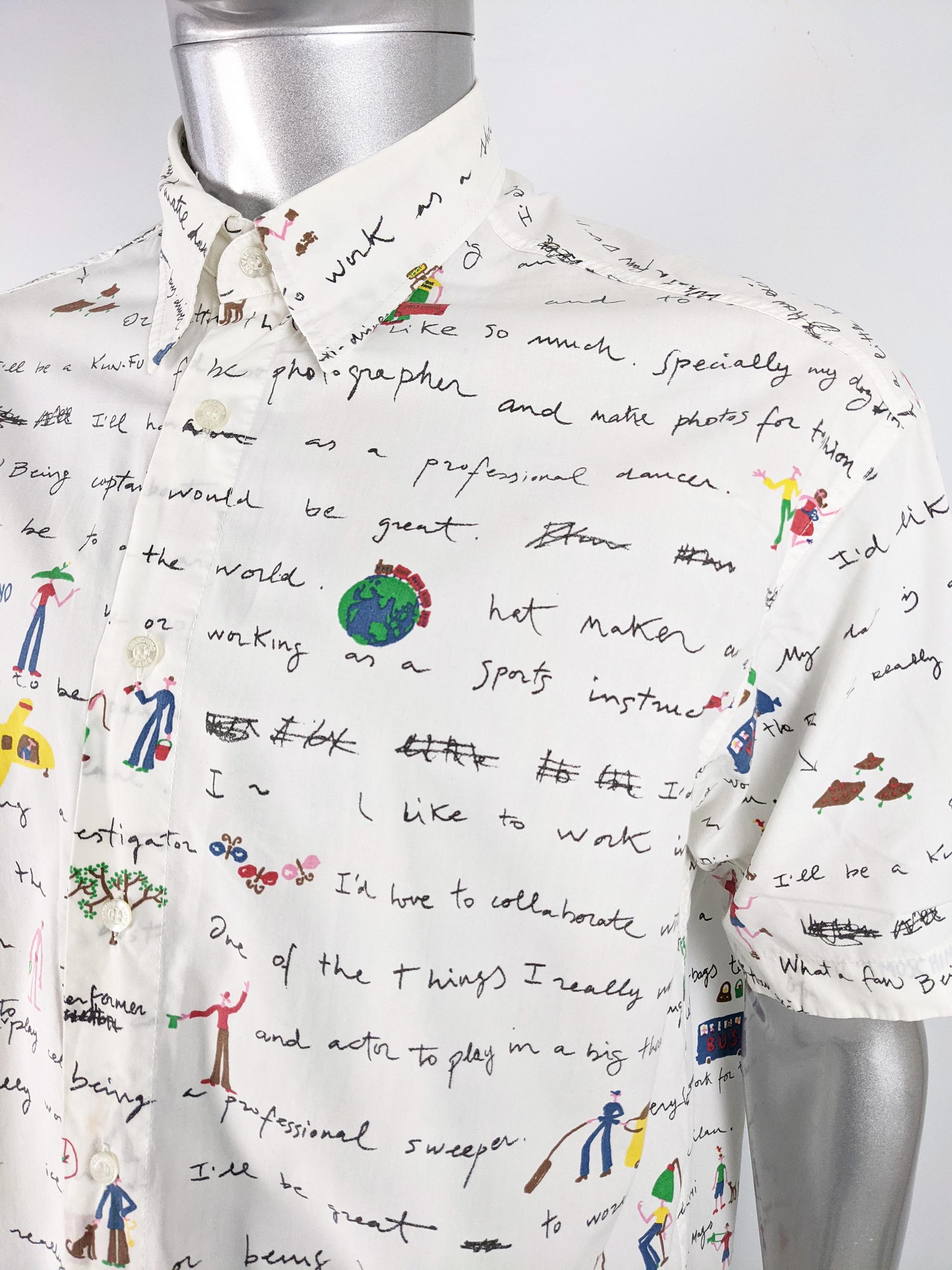 margiela kiss button up