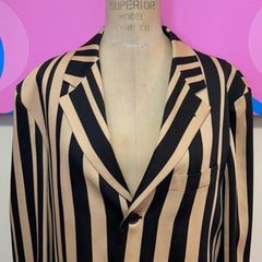 Moschino Men's Wool Blazer Striped