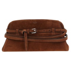 Moschino Milano Clutch — Brown