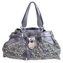 Moschino Monogram Lock Tote